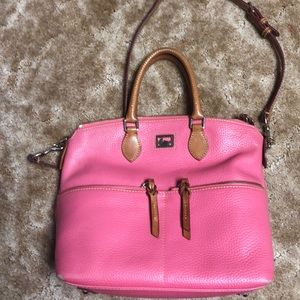 Pink! Dooney and Bourke crossbody *some wear